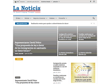 Tablet Screenshot of lanoticia.com